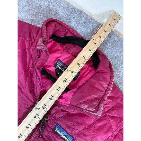 Patagonia Nano Puff Jacket Women Pink Quilted Primaloft Insulated Gorpcore Large - Picture 5 of 11